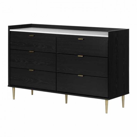 Bureau double Hype 13537 (Chêne noir)