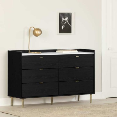 Bureau double Hype 13537 (Chêne noir)