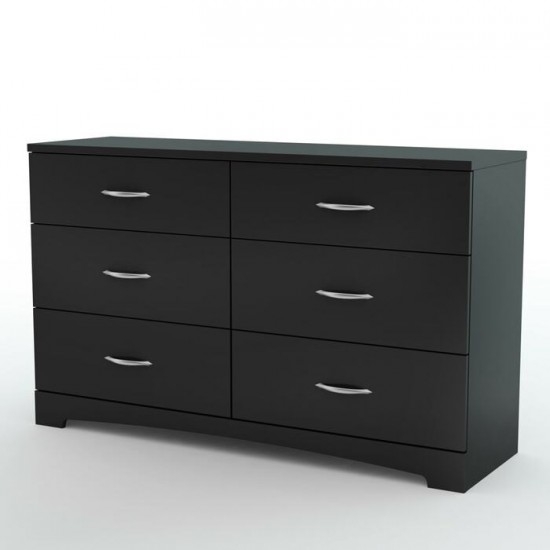 Bureau double Step One 3107010 (Noir solide)