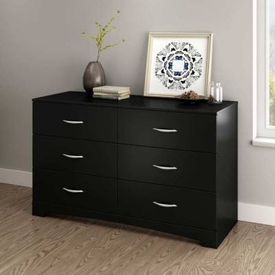 Bureau double Step One 3107010 (Noir solide)