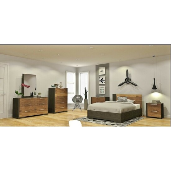 Ensemble simple 5mcx. 6484 (Ardoise/Noyer)
