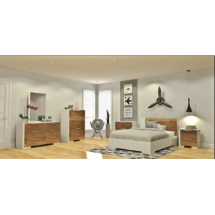 Ensemble double 5mcx. 6494 (Blanc/Noyer)