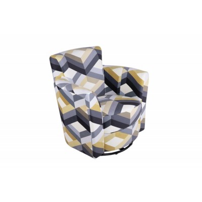 Fauteuil bercant et pivotant 9126 (Aztec 060)
