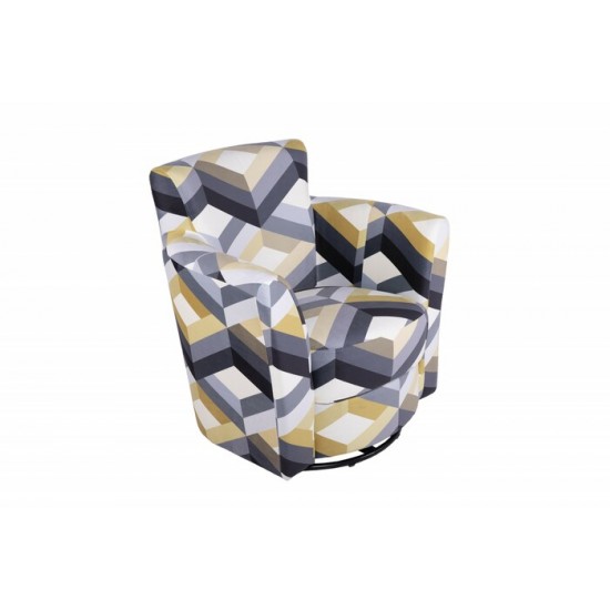 Fauteuil bercant et pivotant 9126 (Aztec 060)