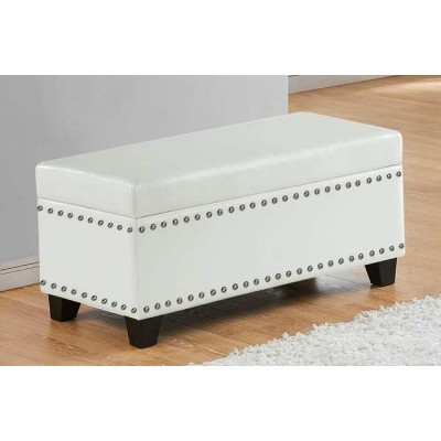 Banc avec rangement T824 (Blanc)