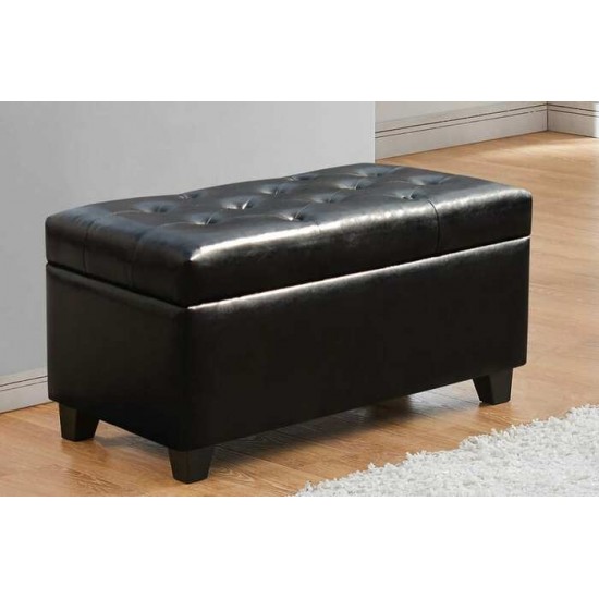 Banc avec rangement T826 (Noir)