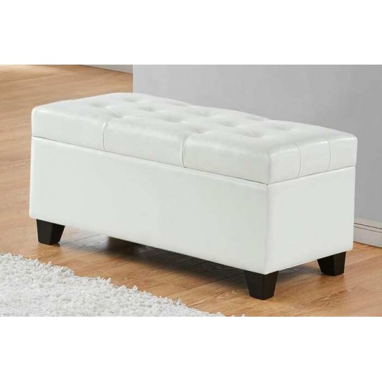Banc avec rangement T826 (Blanc)