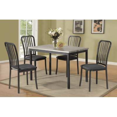 Ensemble table et quatre chaises T3721