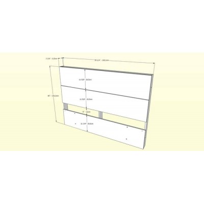 Ensemble Boreal 3mcx. Double 402098 (Noyer/Blanc)