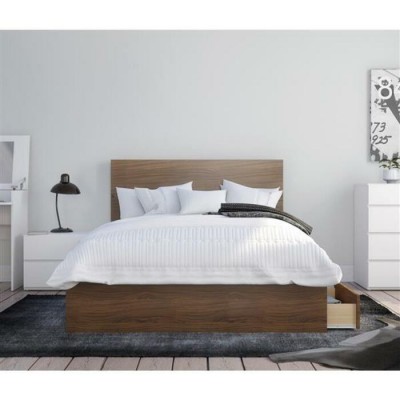 Ensemble Hera 3mcx. Double 402104 (Noyer/Blanc)