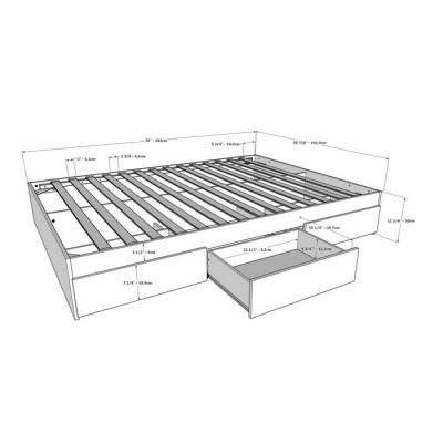 Ensemble Juno 3mcx. Double 402113 (Noyer/Noir)