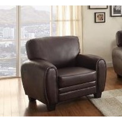 Fauteuil Rubin (Brun foncé)