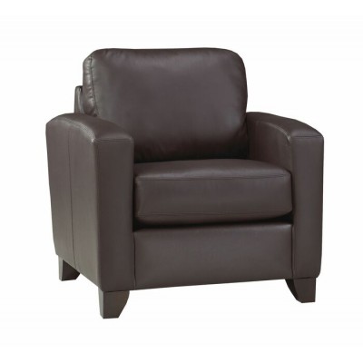 Fauteuil 4375 (Cuir combo Chocolat)