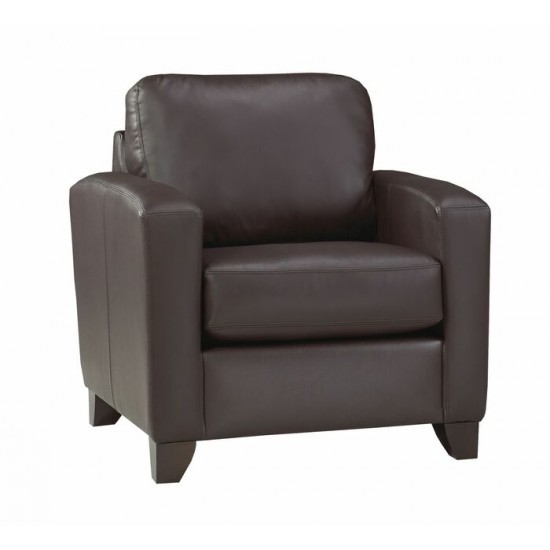 Fauteuil 4375 (Cuir combo Chocolat)