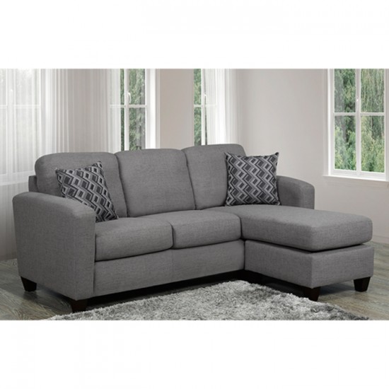 Sofa avec chaise longue reversible 1775 (Lyons Charcoal)