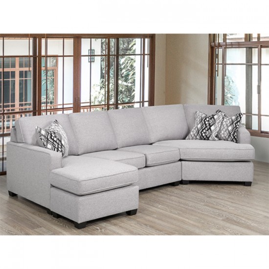 Sectionnel 9909 (Rayado Pewter)
