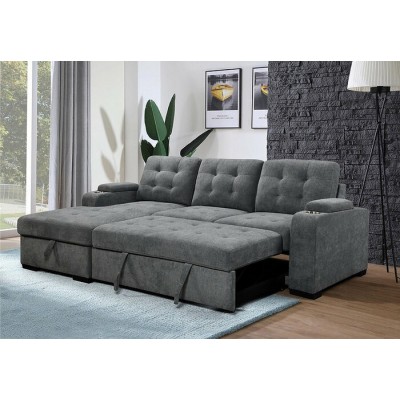 Sofa chaise longue avec divan-lit IF-9050