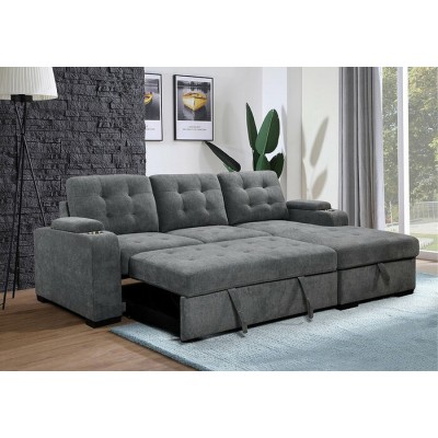 Sofa chaise longue avec divan-lit IF-9051
