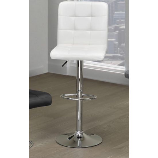 Tabouret ajustable T3270W-C (Blanc)