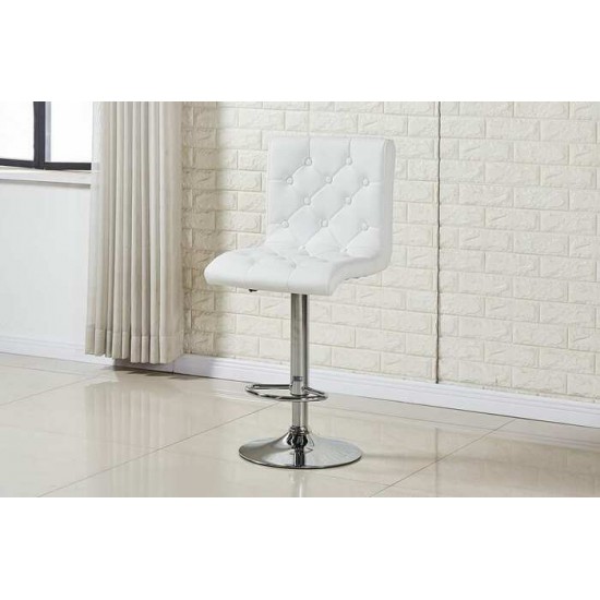 Tabouret ajustable T3280W-C (Blanc)