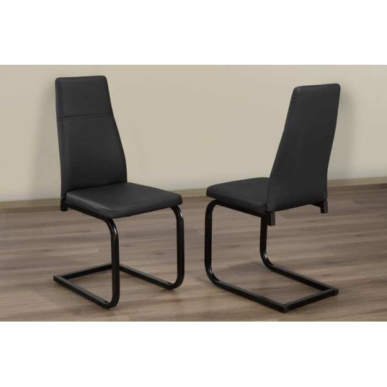 Chaise T210BB (Noir/Noir)