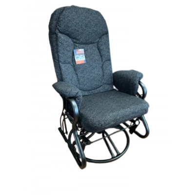 Chaise bercante, pivotante et inclinable #362 avec...