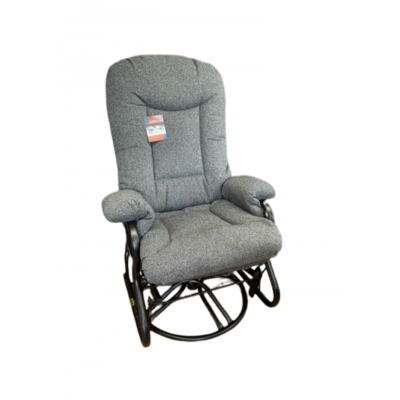 Chaise bercante, pivotante et inclinable #362 avec...