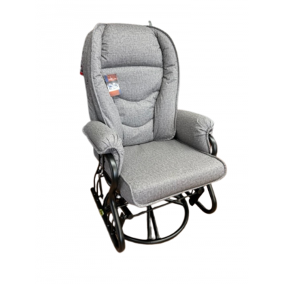 Chaise bercante, pivotante et inclinable #362 avec...