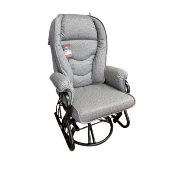 Chaise bercante, pivotante et inclinable #362 avec coussin C-21 (Trapeze 60)