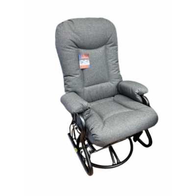 Chaise bercante, pivotante et inclinable #362 avec...