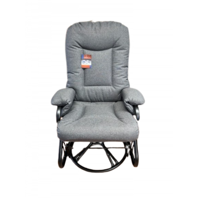Chaise bercante, pivotante et inclinable #362 avec coussin C-49 (Tambora 611)