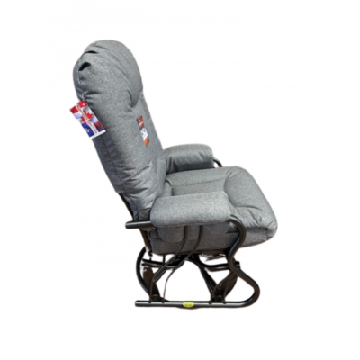 Chaise bercante, pivotante et inclinable #362 avec coussin C-49 (Tambora 611)