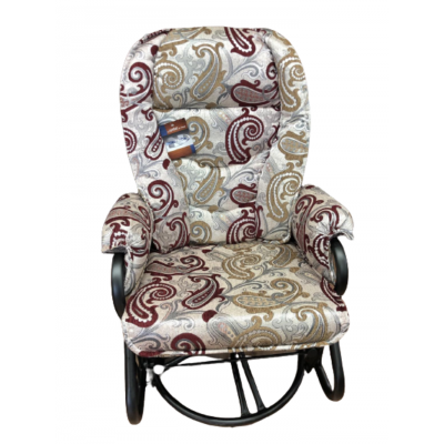 Chaise bercante, pivotante et inclinable #362 avec coussin C-21 (Belair 88)