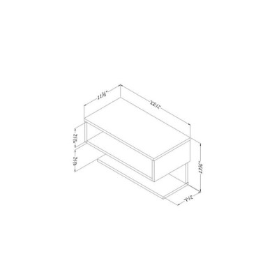 Table de chevet Fusion 13844
