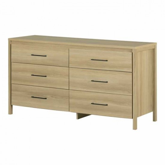 Bureau double Gravity 15637 (Frêne naturel)