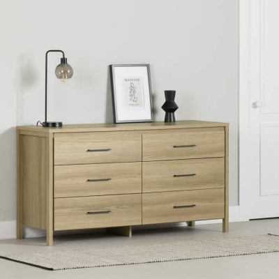 Bureau double Gravity 15637 (Frêne naturel)