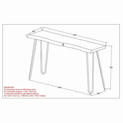 Table console Nila 502-329NAT