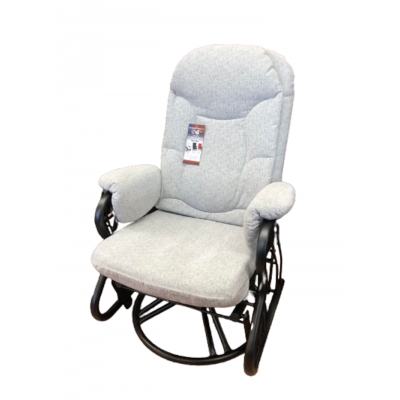 Chaise bercante, pivotante et inclinable #364 avec...