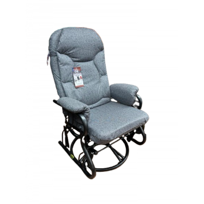 Chaise bercante, pivotante et inclinable #362 avec...