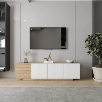 Meuble audio-video 72" Riva 125086 (Érable Naturel)