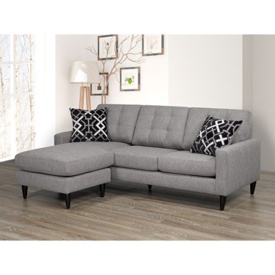 Sofa avec chaise longue reversible 4326 (Rebel...