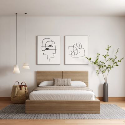 Tete de lit Queen James 235988 (Fashionista)