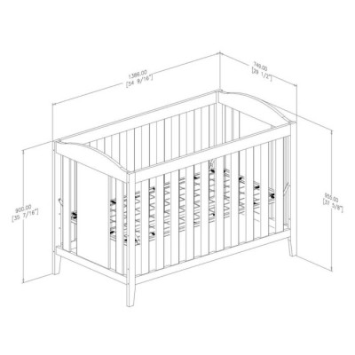 Ensemble couchette et table a langer Reevo
