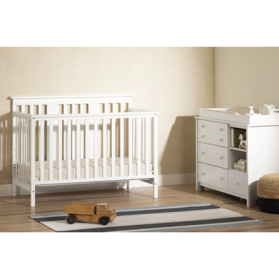 Ensemble couchette et table a langer Little Smileys