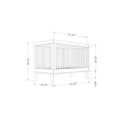 Ensemble couchette et table a langer Balka