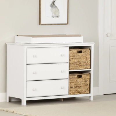 Table a langer Cotton Candy 14124 (Blanc)