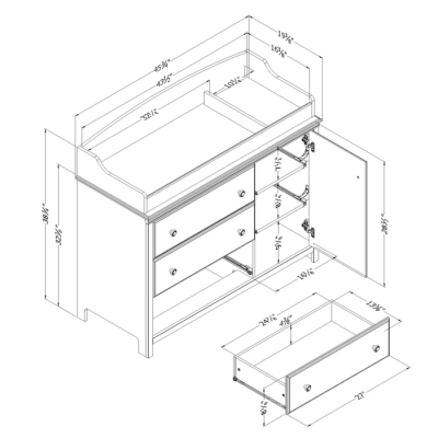 Table a langer Catimini 10624