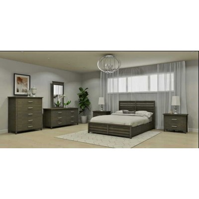 Commode 5 tiroirs 8182 (Ardoise)