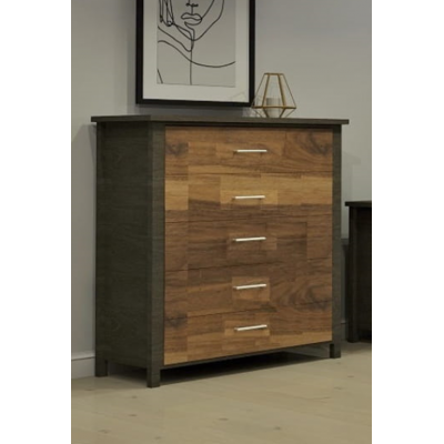 Commode 9584 (Ardoise/Noyer)