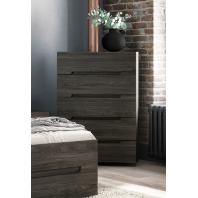 Commode 5 tiroirs 7882 (Ardoise)